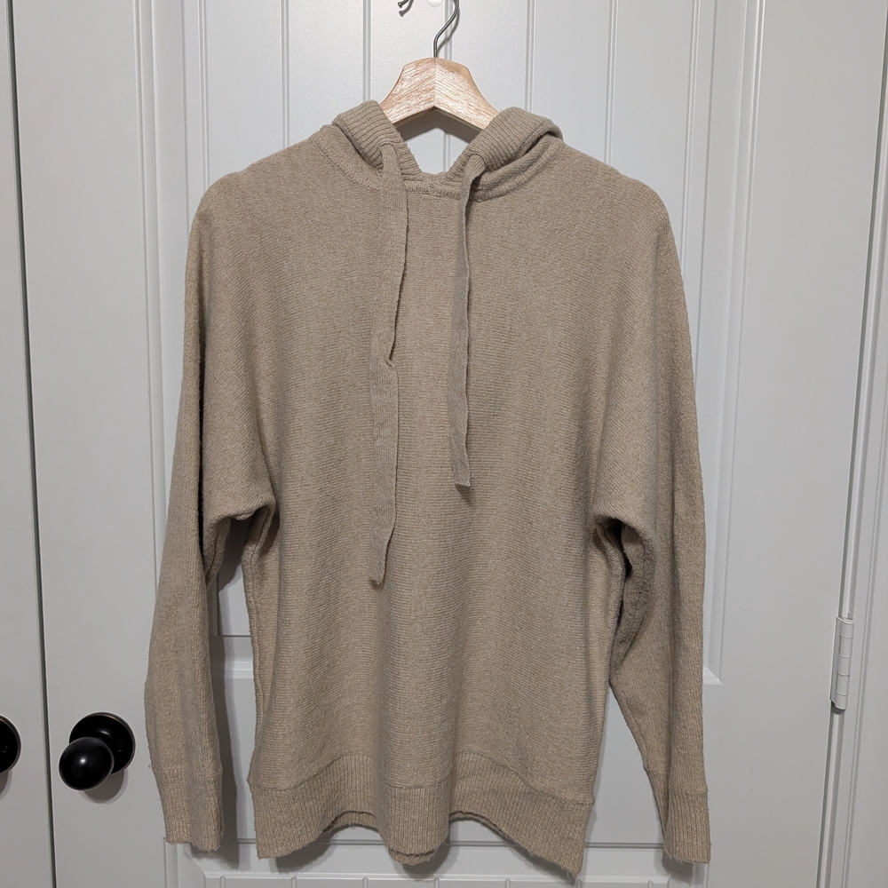 Cozy Beige Women's Hoodie Sweater